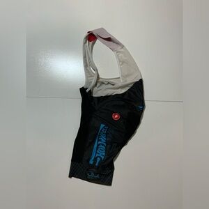 Castelli Black and White Cycling Bib Shorts